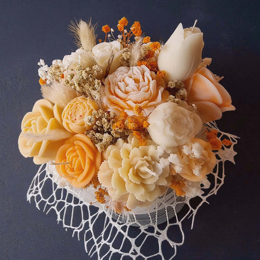 Orange Wax Flower Bouquet