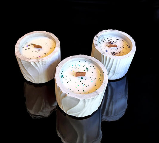 Χειροποίητο Ποτήρι με Κερί Σόγιας-160g