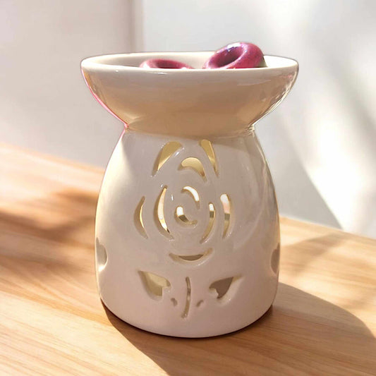 Rose Design Wax Melter