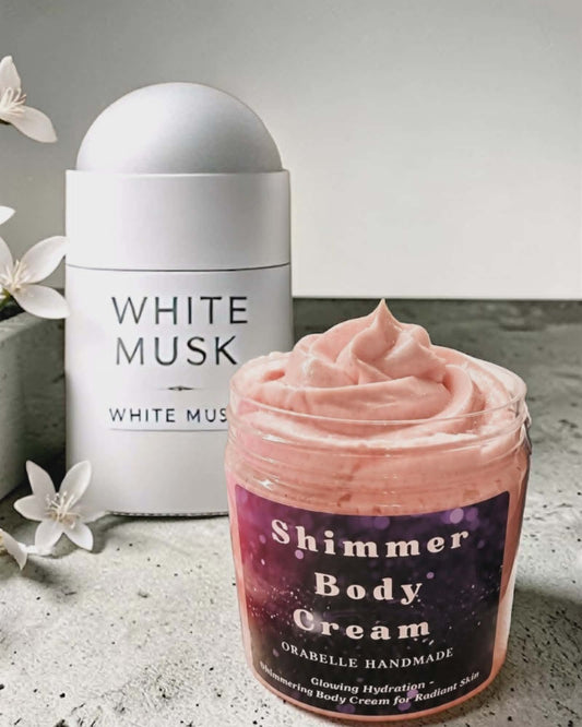 White Musk Shimmer Body Cream 180-200g