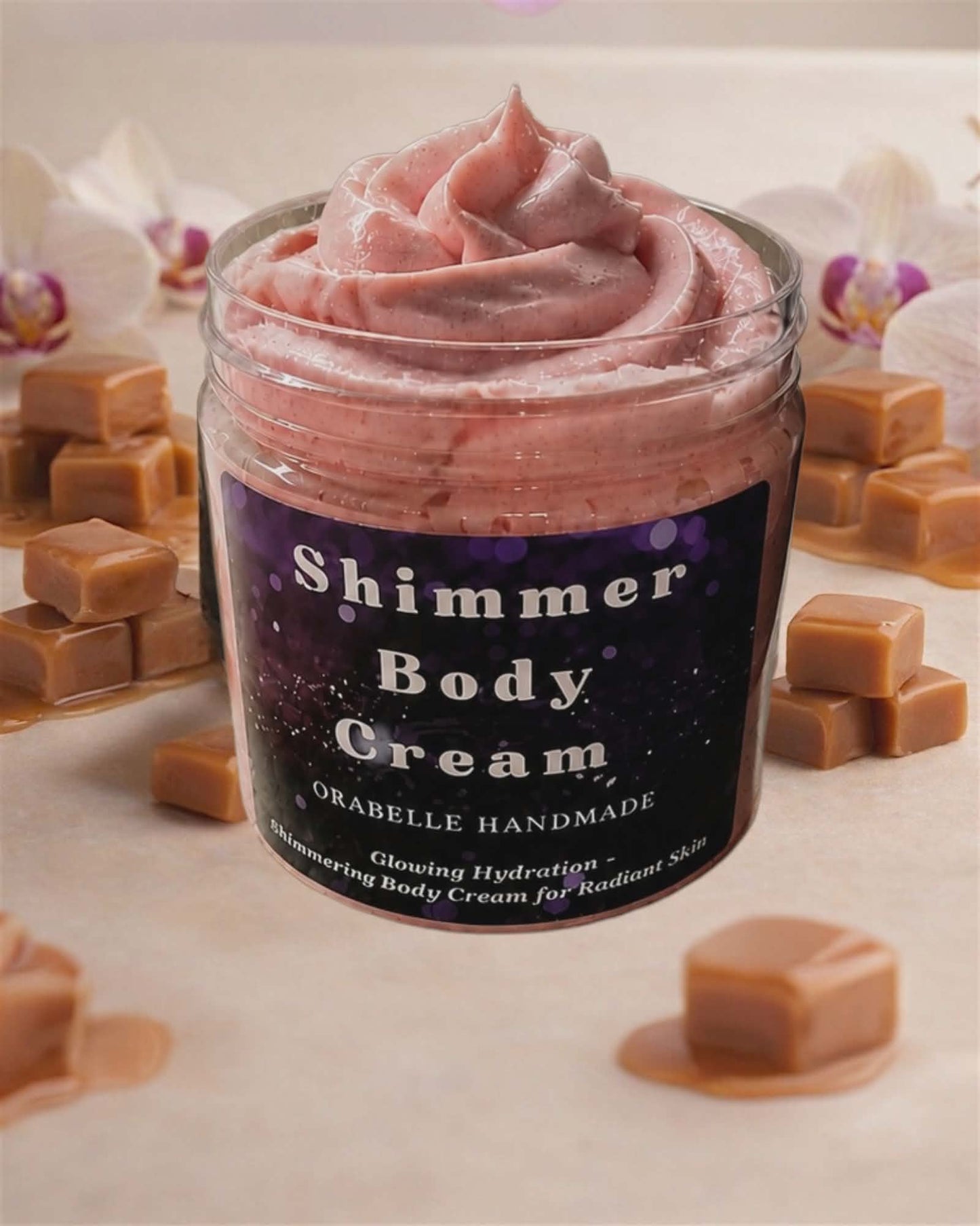 Caramel Orchid Shimmer Body Cream 180-200g