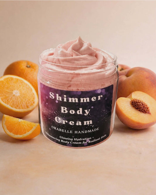 Orange & Peach Shimmer Body Cream 180-200g