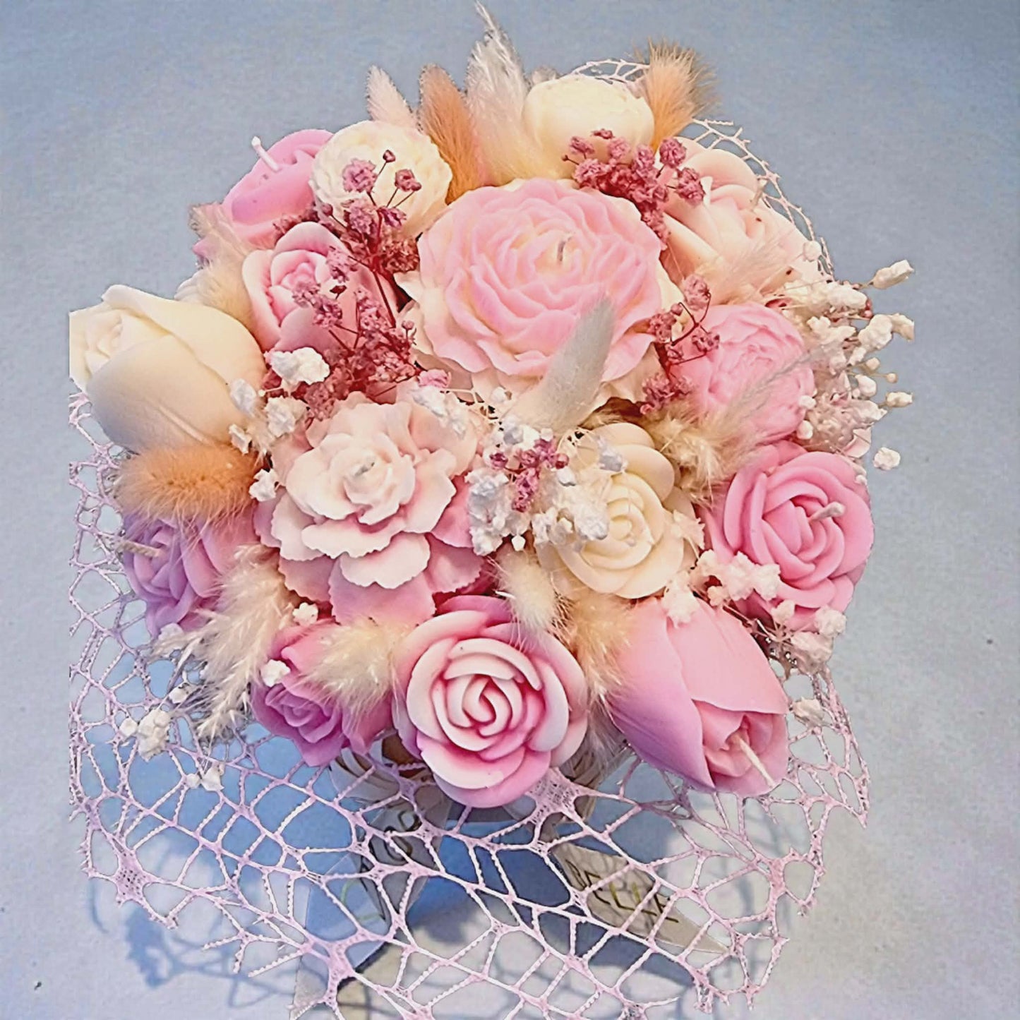 Romantic Wax Flower Bouquet