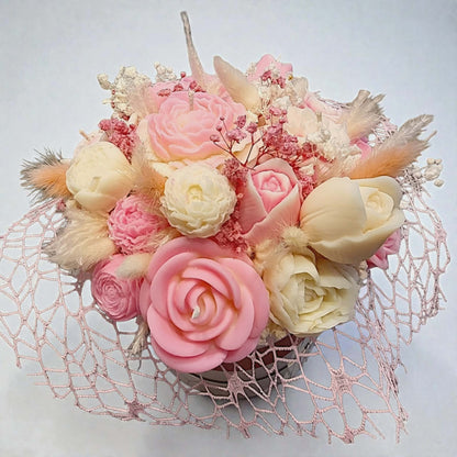 Romantic Wax Flower Bouquet